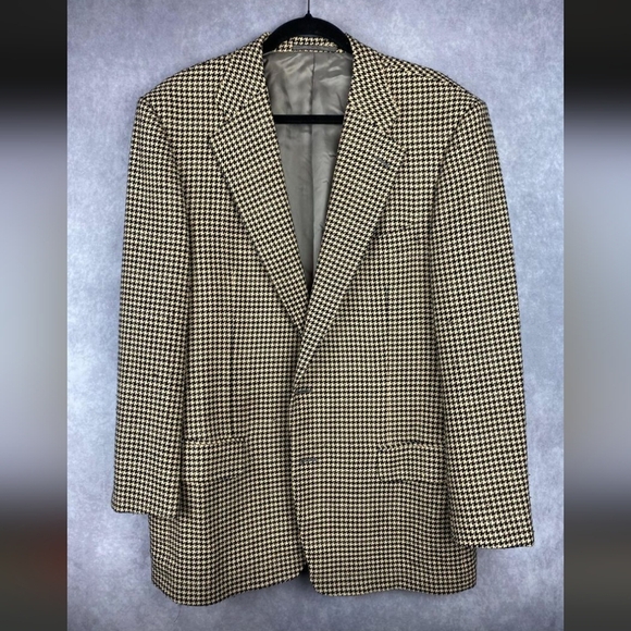 Ermenegildo Zegna Sport Coat 50 R Wool Cashmere Herringbone Luxury Premium - Picture 1 of 12